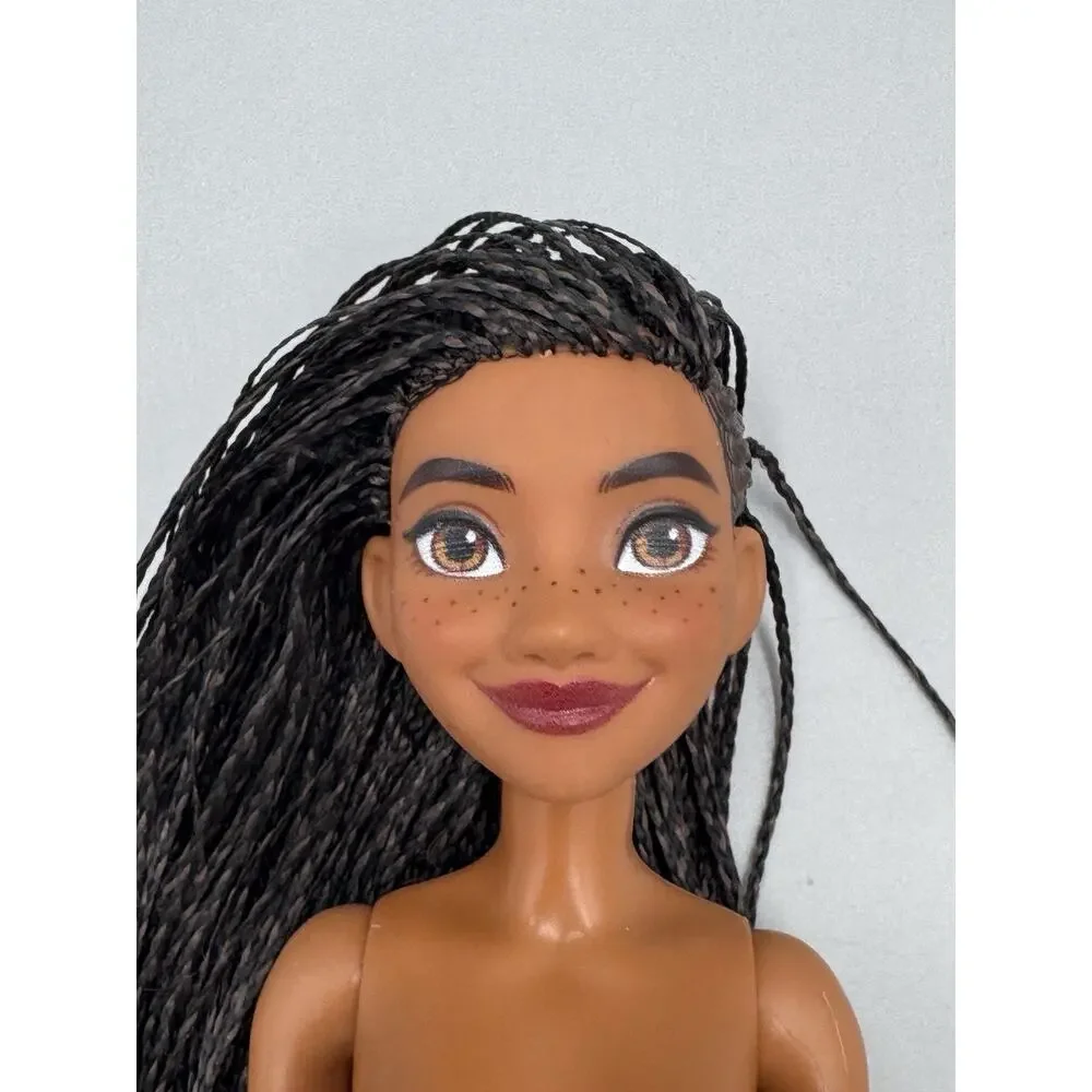 2022 Disney Wish Movie Asha Fashion Doll Nude 11 Inch Braided Style Hair